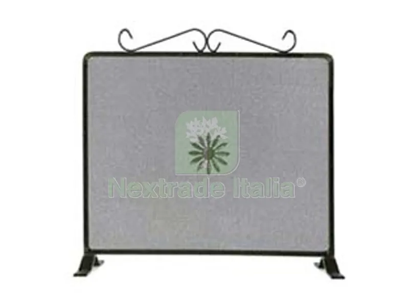 PARASCINTILLE CON DECORO PER CAMINO - cm.60x50h. (676B) — Stufe e camini — rif. FERX.FER254335 PARASCINTILLE CON DECORO PER CAMINO - cm.60x50h. (676B) — Stufe e camini — rif. FERX.FER254335