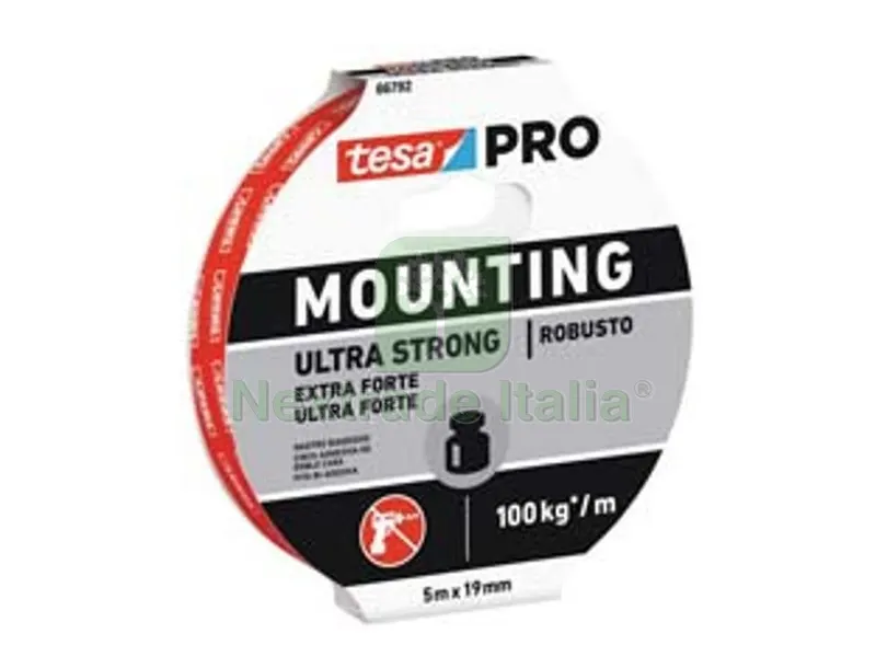 12BLISTER TESA NASTRO BIADESIVO POWERBOND - mm.19h. in rotoli da mt.1,5 — Adesivi e sigillanti — rif. FERX.FER254458 12BLISTER TESA NASTRO BIADESIVO POWERBOND - mm.19h. in rotoli da mt.1,5 — Adesivi e sigillanti — rif. FERX.FER254458