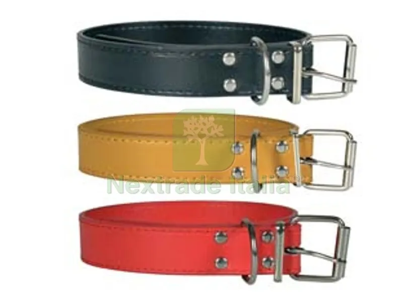 5PZ Collare per Cani Finto Cuoio - cm.60x3 — Cani — rif. FERX.FER255745