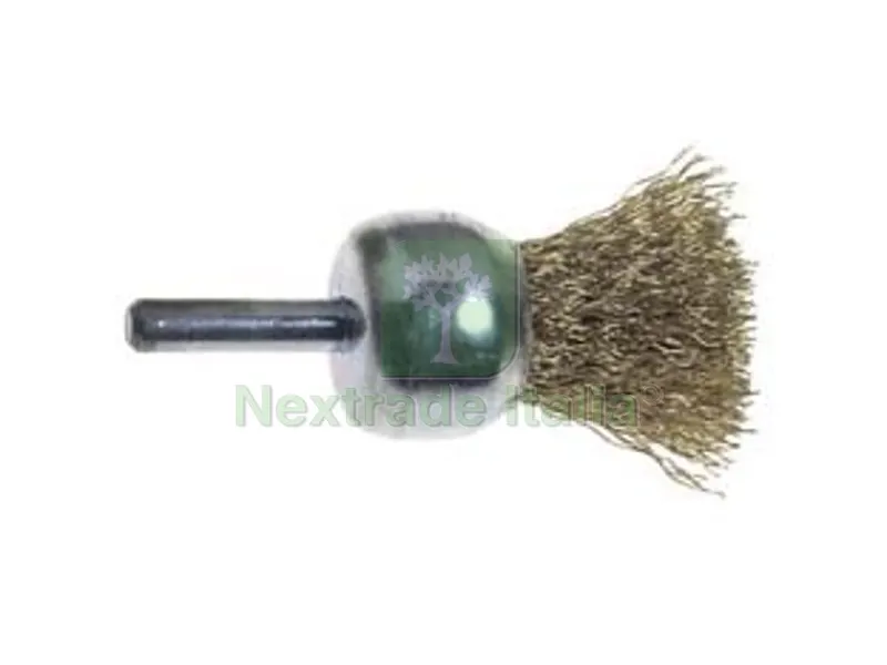 SPAZZOLA PENNELLO FILI ACCIAIO PER TRAPANO EXTRA - ? mm.17 codolo mm.6 — Pennelli e rulli — rif. FERX.FER256179