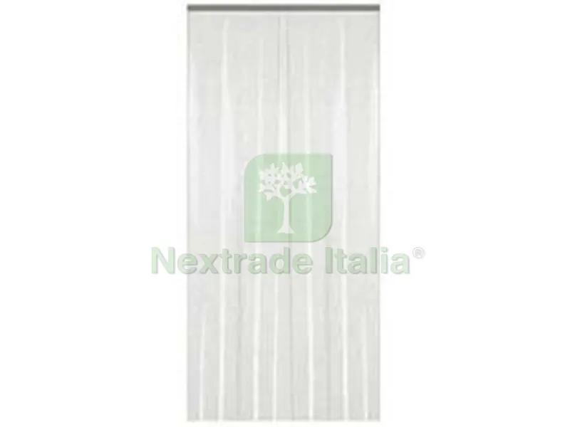 TENDA IN PLASTICA A STRISCE BIANCA - cm.120x230h. — Accessori bagno — rif. FERX.FER256520 TENDA IN PLASTICA A STRISCE BIANCA - cm.120x230h. — Accessori bagno — rif. FERX.FER256520