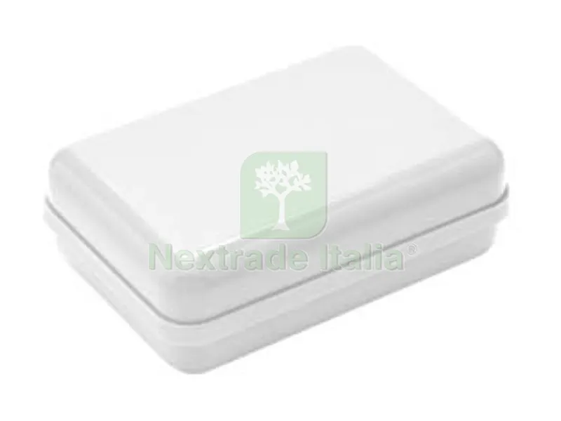 3BLISTER Portasapone da Viaggio in Plastica Bianco - cm.10,5x6,5x4h. blister pz.1 — Accessori bagno — rif. FERX.FER257411 3BLISTER Portasapone da Viaggio in Plastica Bianco - cm.10,5x6,5x4h. blister pz.1 — Accessori bagno — rif. FERX.FER257411