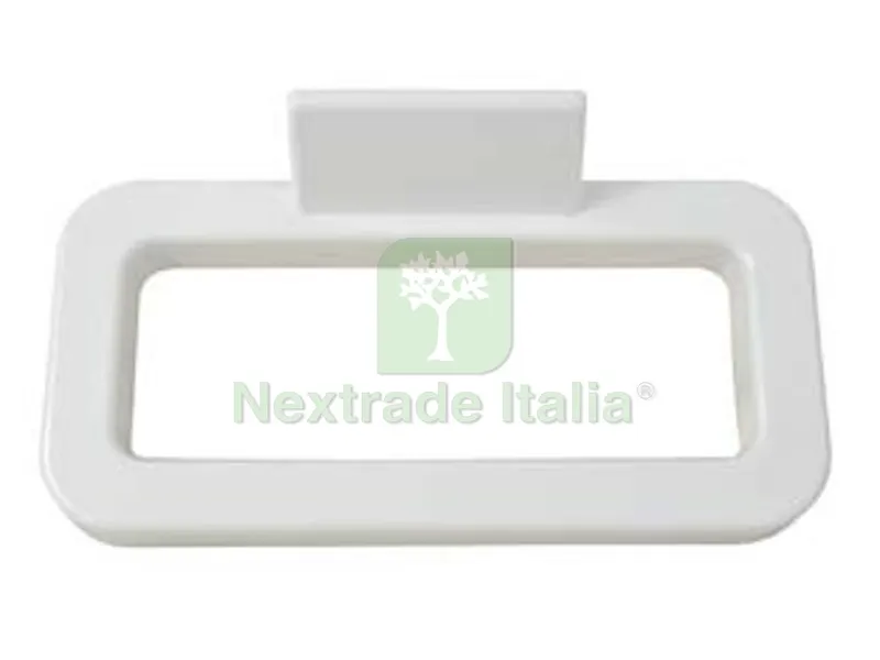 PORTASCIUGAMANI ANELLO IN PLASTICA BIANCO - cm.17x18 blister pz.1 — Accessori bagno — rif. FERX.FER257589
