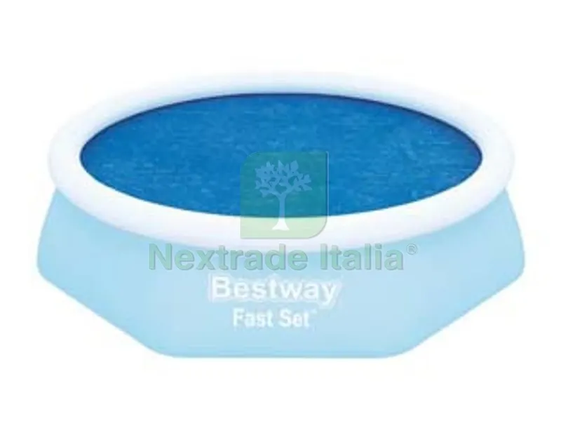 telo termico di copertura per piscine tonde "fast set" - ? cm.210 per piscine ? cm.244 (art.58060) — Piscine e strutture — rif. FERX.FER260237 telo termico di copertura per piscine tonde "fast set" - ? cm.210 per piscine ? cm.244 (art.58060) — Piscine e strutture — rif. FERX.FER260237