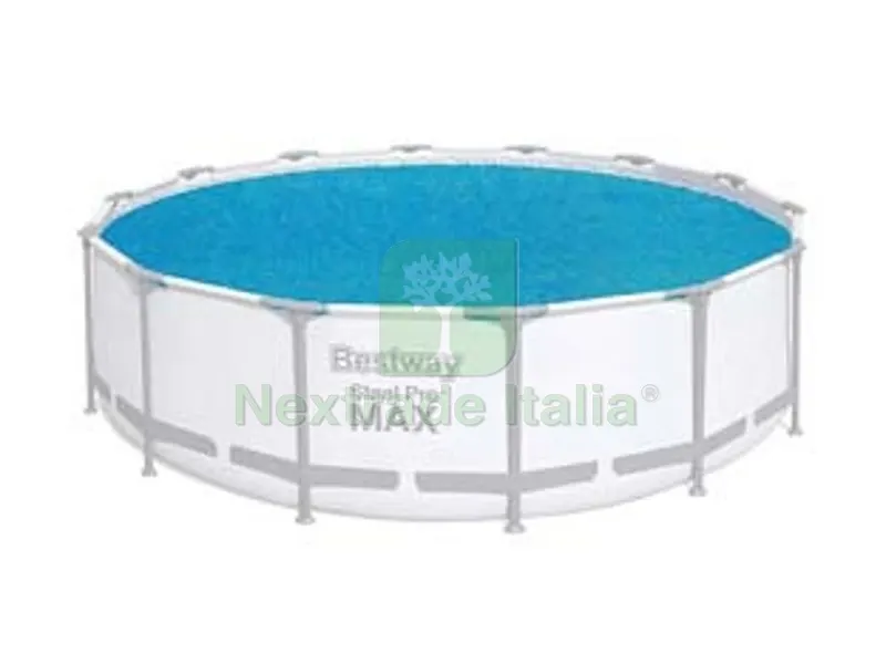telo termico di copertura per piscine tonde "steel frame" - ? cm.462 per piscine ? cm.488 (art.58253) — Piscine e strutture — rif. FERX.FER314459 telo termico di copertura per piscine tonde "steel frame" - ? cm.462 per piscine ? cm.488 (art.58253) — Piscine e strutture — rif. FERX.FER314459