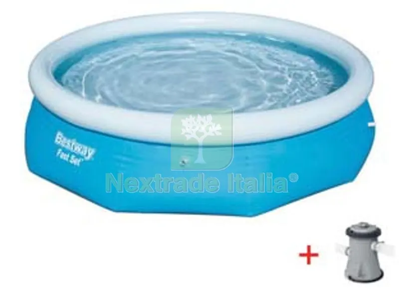 piscina fast set autoportante tonda cm.305x76h. - kg.10,0 - lt.3.800 -filtro cartuccia (art.57270) — Tempo libero outdoor — rif. FERX.FER260978