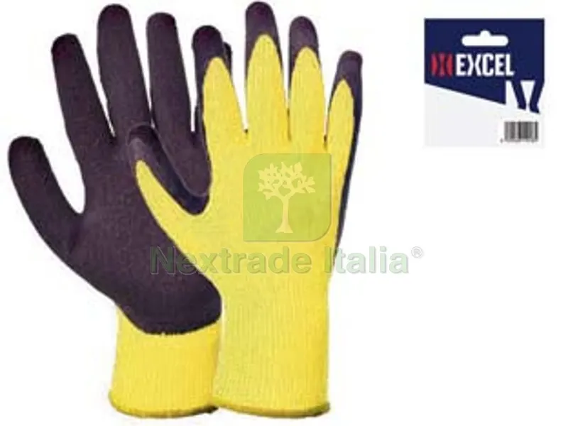 12BLISTER Guanti da Lavoro Impregnati in Lattice Alta Visibilita' Pesanti - tg.10 — Abbigliamento alta visibilita — rif. FERX.FER261449 12BLISTER Guanti da Lavoro Impregnati in Lattice Alta Visibilita' Pesanti - tg.10 — Abbigliamento alta visibilita — rif. FERX.FER261449