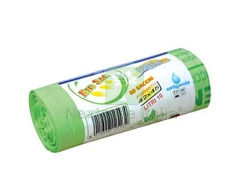 24RT sacco pattumiera biodegradabile e stabile - cm.50x60, rotolo pz.10 — Casalinghi e organizzazione — rif. FERX.FER262903 24RT sacco pattumiera biodegradabile e stabile - cm.50x60, rotolo pz.10 — Casalinghi e organizzazione — rif. FERX.FER262903