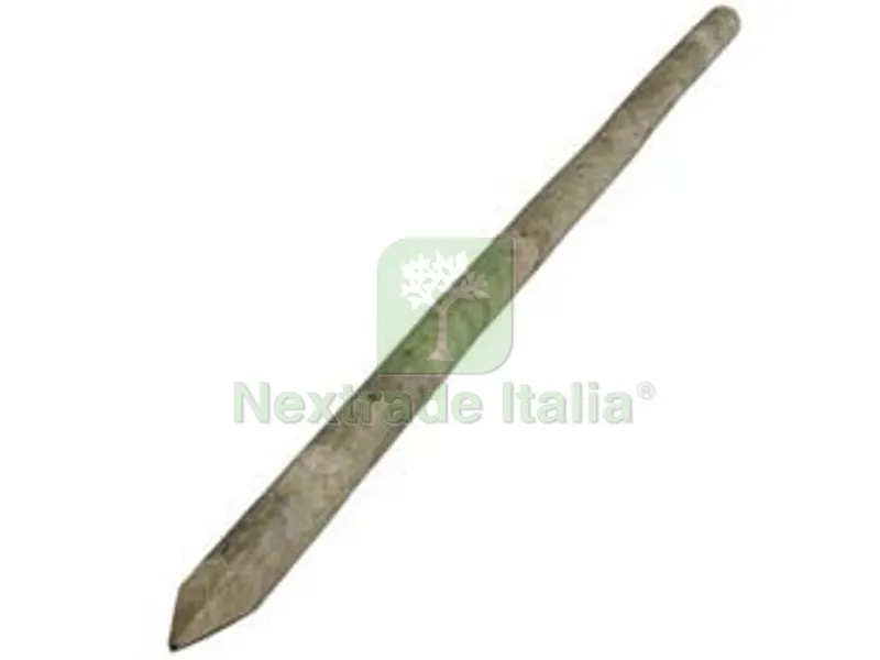 PALO TONDO CON PUNTA IN PINO IMPREGNATO - cm.6x150h. — Recinzioni in legno — rif. FERX.FER263870