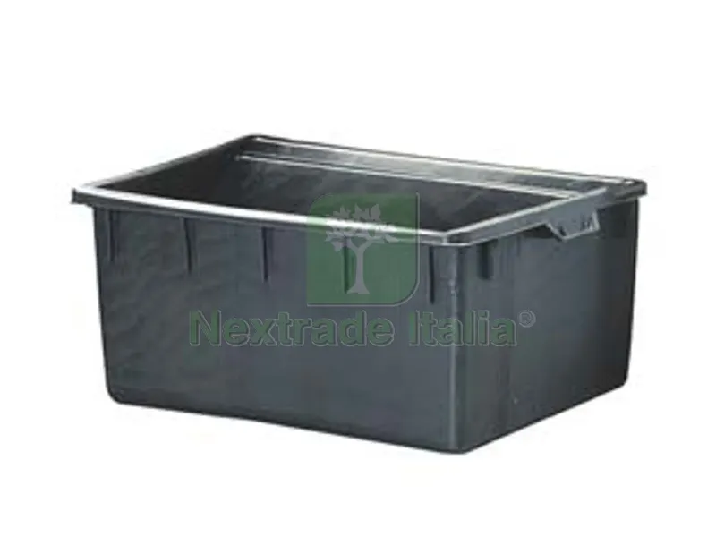 Mastelloni Rettangolari Neri - lt.180 cm.80x60x48h. — Vasi e fioriere — rif. FERX.FER267229