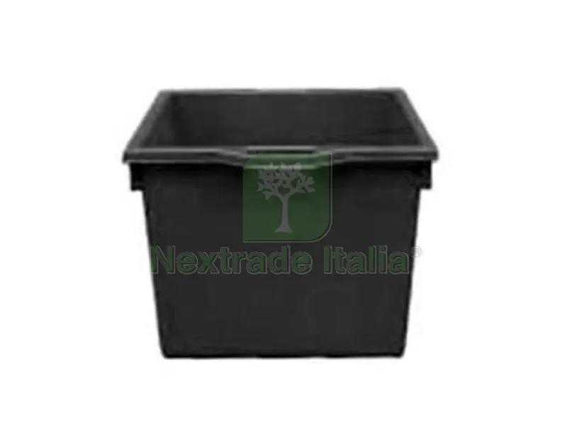 Mastelloni Quadrati Neri - lt.60 cm.48x48x37h. — Vasi e fioriere — rif. FERX.FER267236