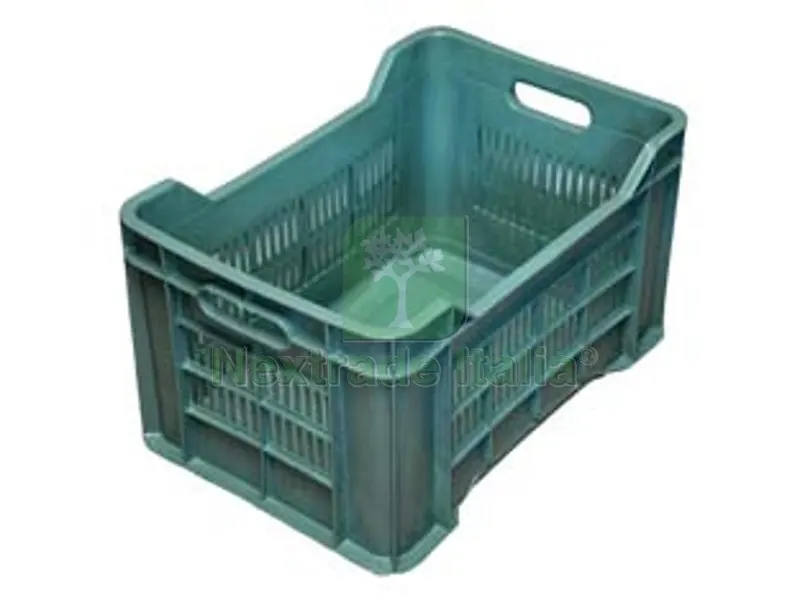 Cesta Ortofrutta Semi Forata Verde - cm.51x35x31h — Vasi e fioriere — rif. FERX.FER267434