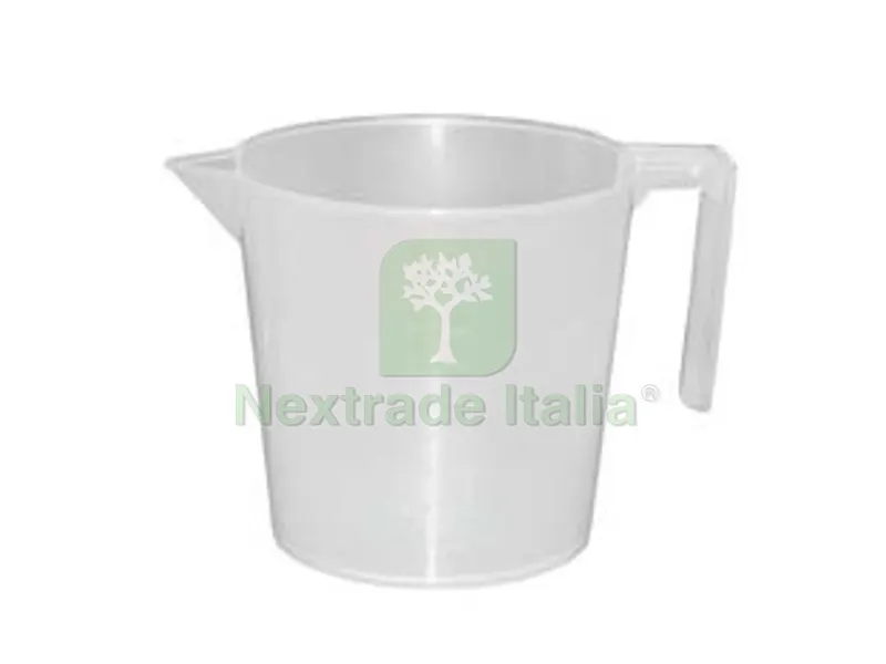 5PZ CARAFFA GRADUATA IN PLASTICA - ml.250 — Cristalleria e tavola — rif. FERX.FER267441