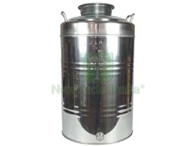 Fusto Inox per Olio Graffato LT.100 — Chiodi e graffe — rif. FERX.FER269711