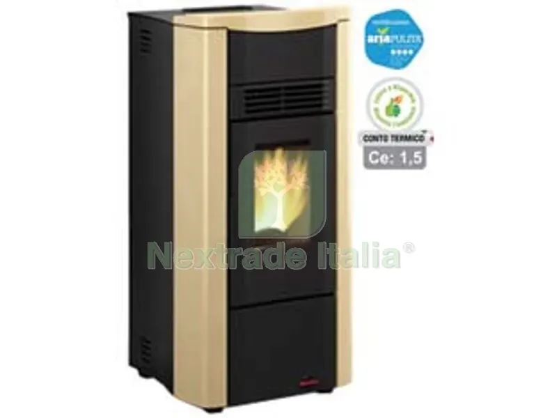 Stufa a Pellet Giusy EVO 2.0 7 KW Pergamena (conto Termico) - misure cm.49,8x50,4x102,20h. - peso Kg.83 — Stufe e camini — rif. FERX.FER270168 Stufa a Pellet Giusy EVO 2.0 7 KW Pergamena (conto Termico) - misure cm.49,8x50,4x102,20h. - peso Kg.83 — Stufe e camini — rif. FERX.FER270168