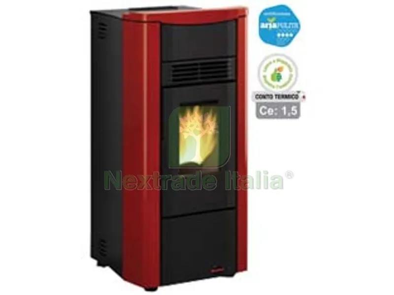 Stufa a Pellet Giusy Plus 5.0 Canalizzata 7,5 KW Bord(conto Termico) - misure cm.49,8x49x102,20h. - peso Kg.96 — Stufe e camini — rif. FERX.FER270175 Stufa a Pellet Giusy Plus 5.0 Canalizzata 7,5 KW Bord(conto Termico) - misure cm.49,8x49x102,20h. - peso Kg.96 — Stufe e camini — rif. FERX.FER270175