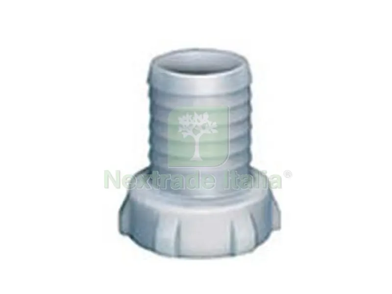 5PZ RACCORDO IN NYLON DRITTO CON GIRELLO - ? mm.30, filetto M 42x3 — Tubi e raccordi — rif. FERX.FER270410