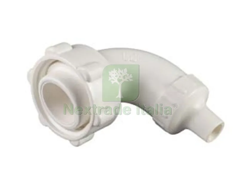 5PZ CURVA IMBOTTIGLIAMENTO IN NYLON - ? mm.30, filetto M 42x3 — Tubi e raccordi — rif. FERX.FER270502