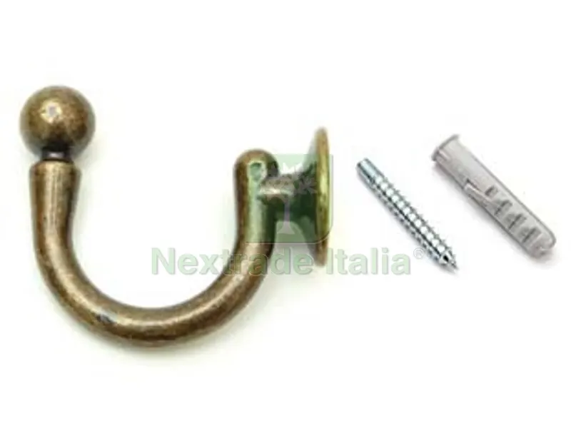 20PZ Ganci Raccoglitenda Super Bronzo - mm.48 — Ferramenta per legno e mobili — rif. FERX.FER270588