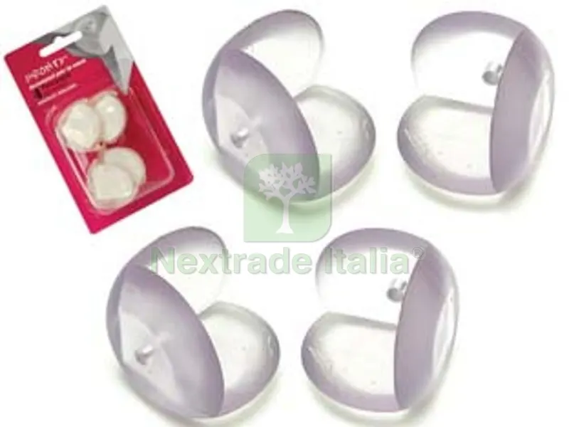 12BLISTER PARASPIGOLO ANGOLARE ADESIVO TRASPARENTE - mm.33x33 - in bl.2 pz. — Isolanti e reti — rif. FERX.FER270748