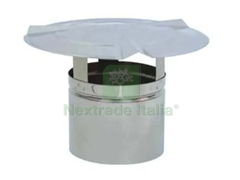 FUMAIOLI A CAPPELLO IN ACCIAIO ZINCATO - ? cm.12 — Tubi e raccordi — rif. FERX.FER270953