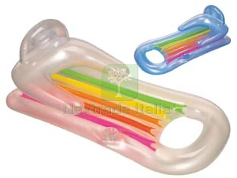 poltrona gonfiabile "king kool lounges" - cm.160x85 - peso kg.1,50 (58802) — Gonfiabili e galleggianti — rif. FERX.FER271516