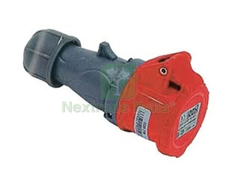 Presa Industriale Volante Rosso 3P+T+N CEE IP44 -16A colore rosso — Interruttori e prese — rif. FERX.FER271851
