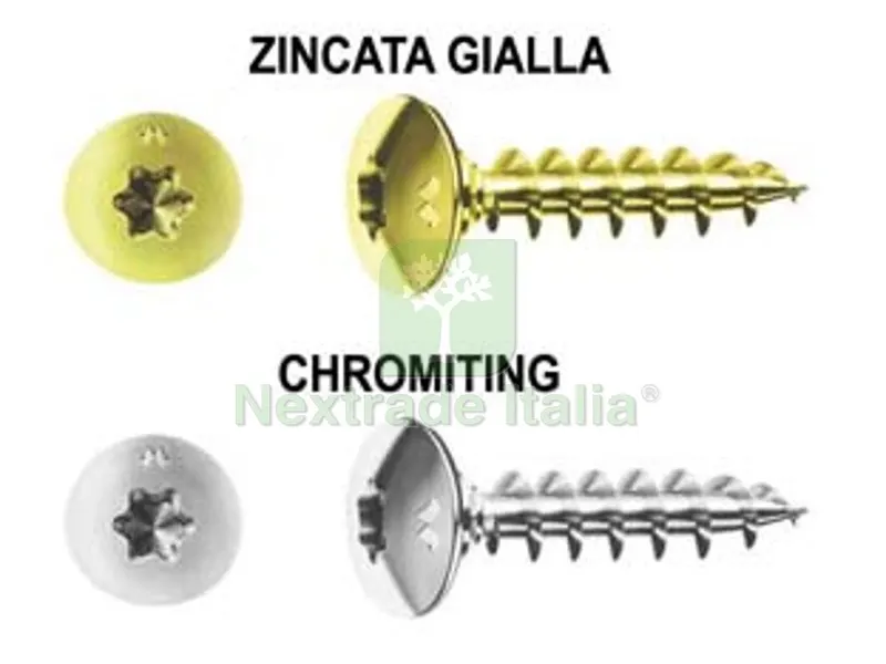 100PZ viti panel-vit tc testa fungo torx con collare - ? mm.7x80 — Fascette e collari — rif. FERX.FER272346 100PZ viti panel-vit tc testa fungo torx con collare - ? mm.7x80 — Fascette e collari — rif. FERX.FER272346