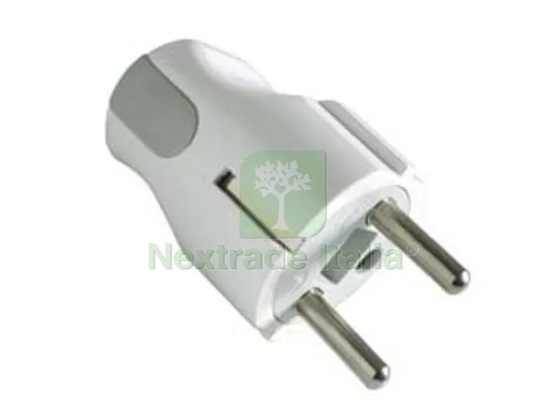 5PZ SPINA SCHUKO 2 POLI + TERRA 16A BIANCA - bianca 80070 — Interruttori e prese — rif. FERX.FER272728