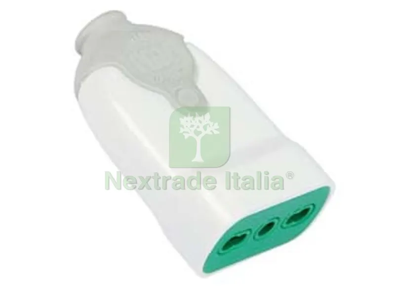 5PZ Presa Dritta 2 Poli + Terra Bipasso 10/16A Bianca - bianca 81000 — Illuminazione — rif. FERX.FER272766