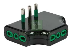 ADATTATORE TRIPLO PIATTO 2 POLI + TERRA 16A — Tubi e raccordi — rif. FERX.FER273046 ADATTATORE TRIPLO PIATTO 2 POLI + TERRA 16A — Tubi e raccordi — rif. FERX.FER273046