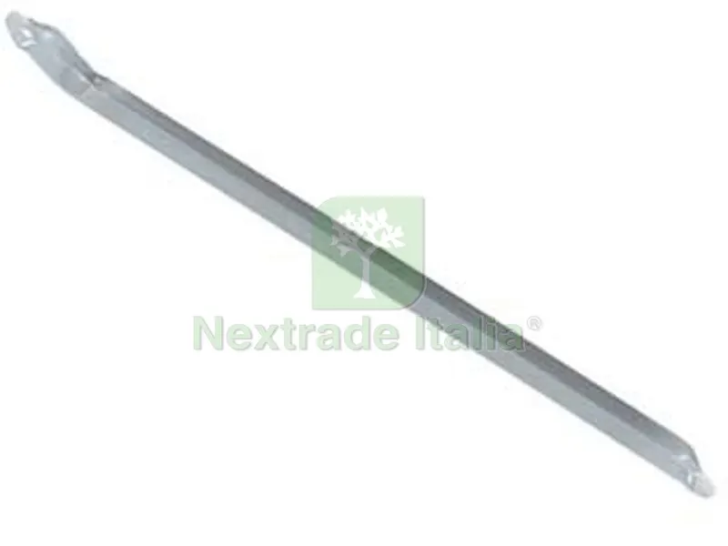 10PZ Saette a "U" in Ferro Zincato per Pali da Recinzione - cm.150h. sezione mm.25x12 — Reti e recinzioni — rif. FERX.FER273787