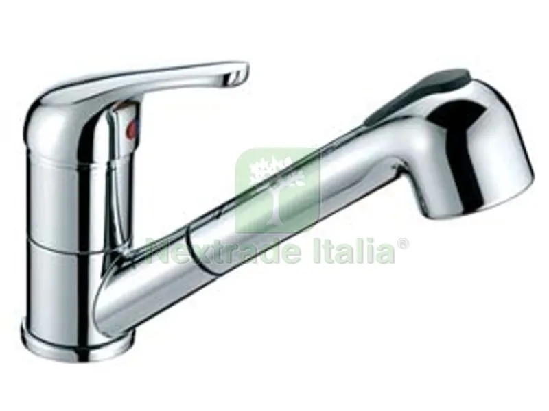 MISCELATORE MONOCOMANDO LAVELLO DOCCIA ESTRAIBILE SERIE START — Rubinetti e valvole — rif. FERX.FER274739