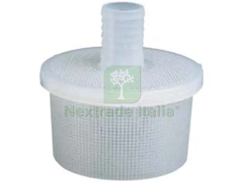 5PZ FILTRI DI FONDO PER TRAVASO VINO E LIQUIDI - portagomma ? mm.20, ? mm.100x54h. — Tubi e raccordi — rif. FERX.FER275033 5PZ FILTRI DI FONDO PER TRAVASO VINO E LIQUIDI - portagomma ? mm.20, ? mm.100x54h. — Tubi e raccordi — rif. FERX.FER275033