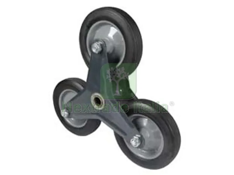 Set Tre Ruote di Ricambio per Carrello a 6 Ruote — Ferramenta per legno e mobili — rif. FERX.FER275309