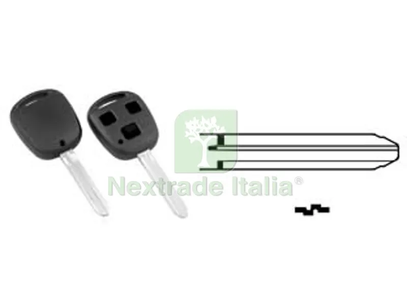 COVER CHIAVI PER AUTO TOYOTA TOY43BRS8 - TOY43BRS8 - 3 bottoni — Ferramenta porte e finestre — rif. FERX.FER275620