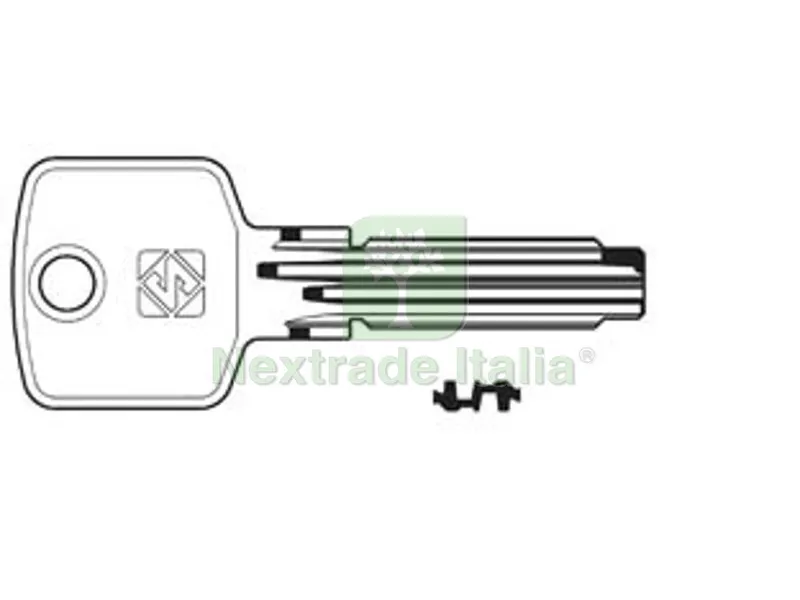 5PZ chiavi punzonate per cilindri 6+7 spine cs144 - cs144 — Chiavi grezze e duplicati — rif. FERX.FER275743