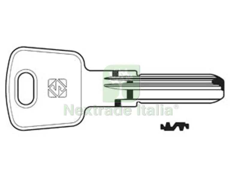 5PZ CHIAVI PUNZONATE PER CILINDRI OMEC 6 SPINE OC4 - OC4 — Chiavi grezze e duplicati — rif. FERX.FER275828