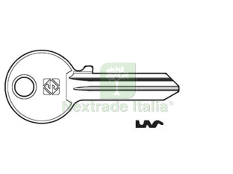 20PZ chiavi per cilindri 5 spine grandi ie27r - ie27r sx — Serrature e cilindri — rif. FERX.FER275934