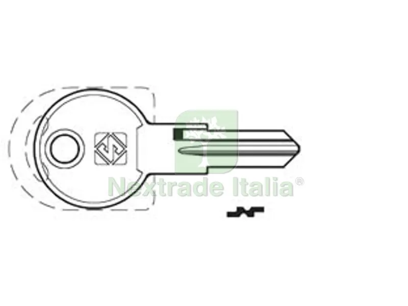 10PZ Chiavi per Cilindri Meroni 4 Spine Piccole MER36 - MER36 — Serrature e cilindri — rif. FERX.FER275958