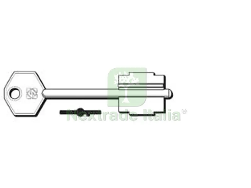 5PZ CHIAVI DOPPIA MAPPA POTENT 5PT12 - 5PT12 — Chiavi grezze e duplicati — rif. FERX.FER276412