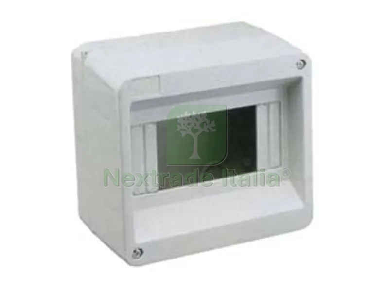 4PZ Centralino da Parete Senza Sportello IP40 - mm.140x90X135h. per 4/6 moduli - 11W - (90.06) — Canaline e centralini — rif. FERX.FER276665