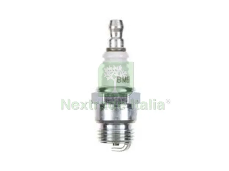 10PZ CANDELE PER MACCHINE DA GIARDINO - B6HS (L82) passo corto, mm.21, per motopompe — Attrezzi da giardino — rif. FERX.FER277280