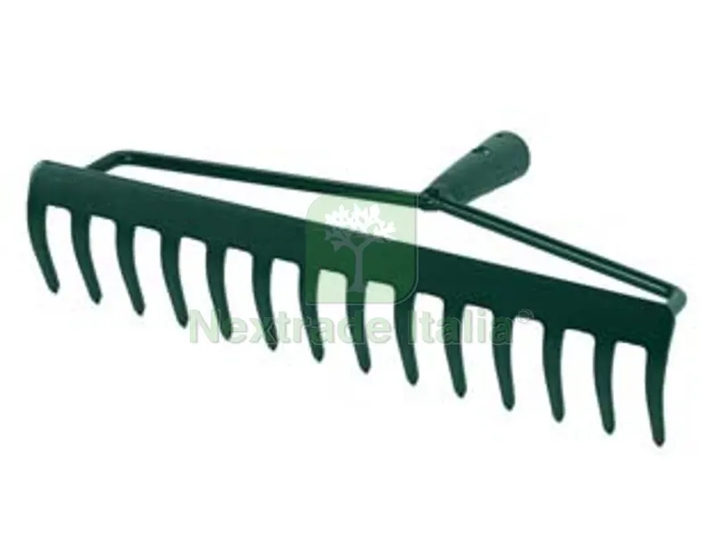 6PZ Rastrello Arco Acciaio 14 Denti cm.35 peso g.650 — Attrezzi da giardino — rif. FERX.FER278393