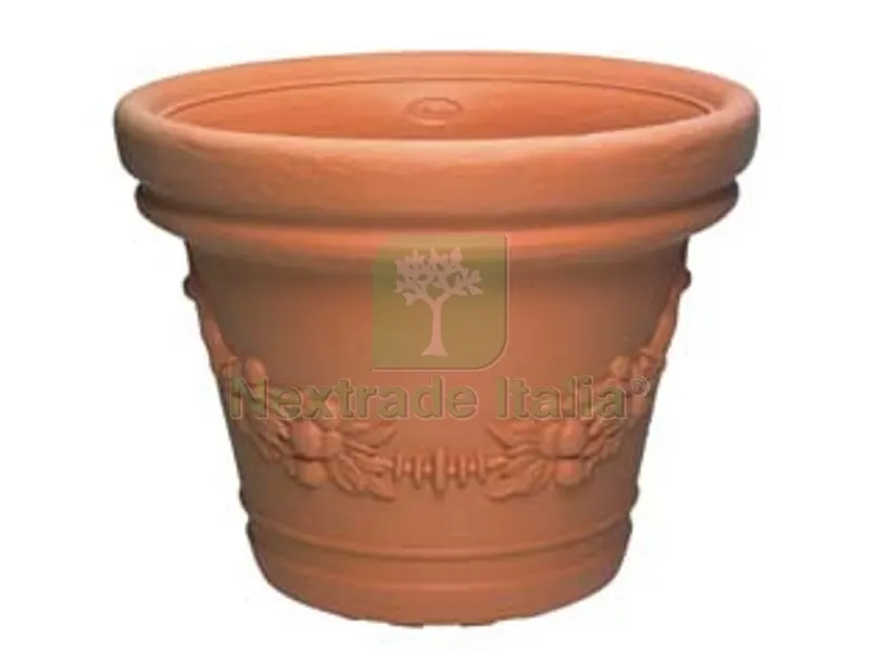 VASO ELIOS TONDO FESTONATO - 40, ? cm.42x33 h. — Vasi e fioriere — rif. FERX.FER278805 VASO ELIOS TONDO FESTONATO - 40, ? cm.42x33 h. — Vasi e fioriere — rif. FERX.FER278805