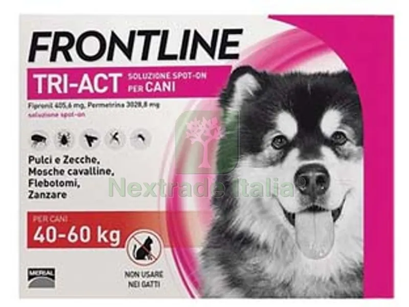 tri-act spot-on per cani "xl" - in confezione da 6 pipette — Cani — rif. FERX.FER438223 tri-act spot-on per cani "xl" - in confezione da 6 pipette — Cani — rif. FERX.FER438223