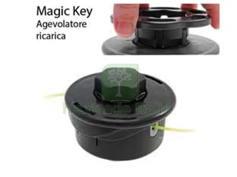 TESTINA PER DECESPUGLIATORE BATTI E VAI GARDEN DEVIL - ? mm.120 universale con foro ? mm.25,4 — Attrezzi da giardino a motore — rif. FERX.FER281737 TESTINA PER DECESPUGLIATORE BATTI E VAI GARDEN DEVIL - ? mm.120 universale con foro ? mm.25,4 — Attrezzi da giardino a motore — rif. FERX.FER281737