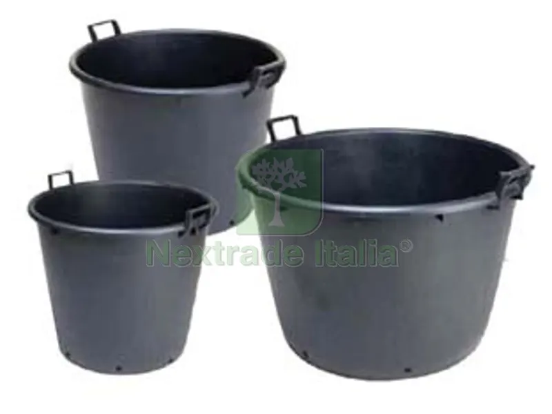Mastelloni Tondi 2 Manici con Fori per Vivaio - lt.130 ? cm.70x51h. — Casalinghi e organizzazione — rif. FERX.FER282512