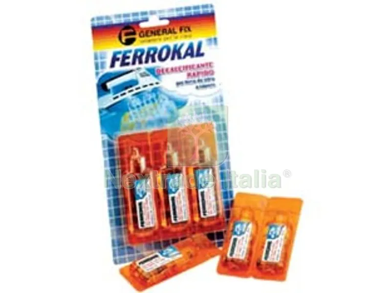 12PZ Decalcificante Ferrokal per Ferro da Stiro - 3 fiale monodosi per 20 ml — Diluenti e solventi — rif. FERX.FER282659