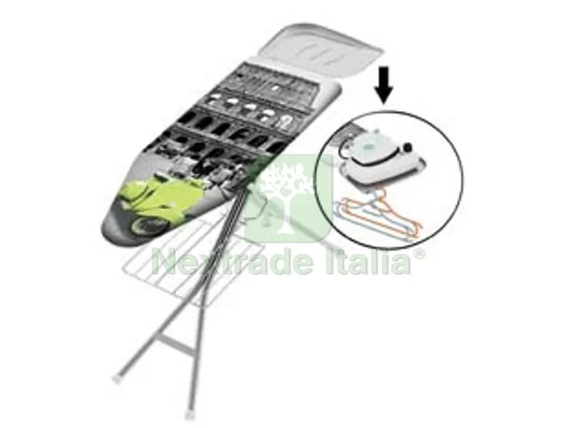 asse da stiro "turbo vapor" - cm.120x40x95h. — Stendibiancheria e bucato — rif. FERX.FER283137